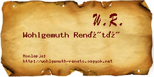 Wohlgemuth Renátó névjegykártya